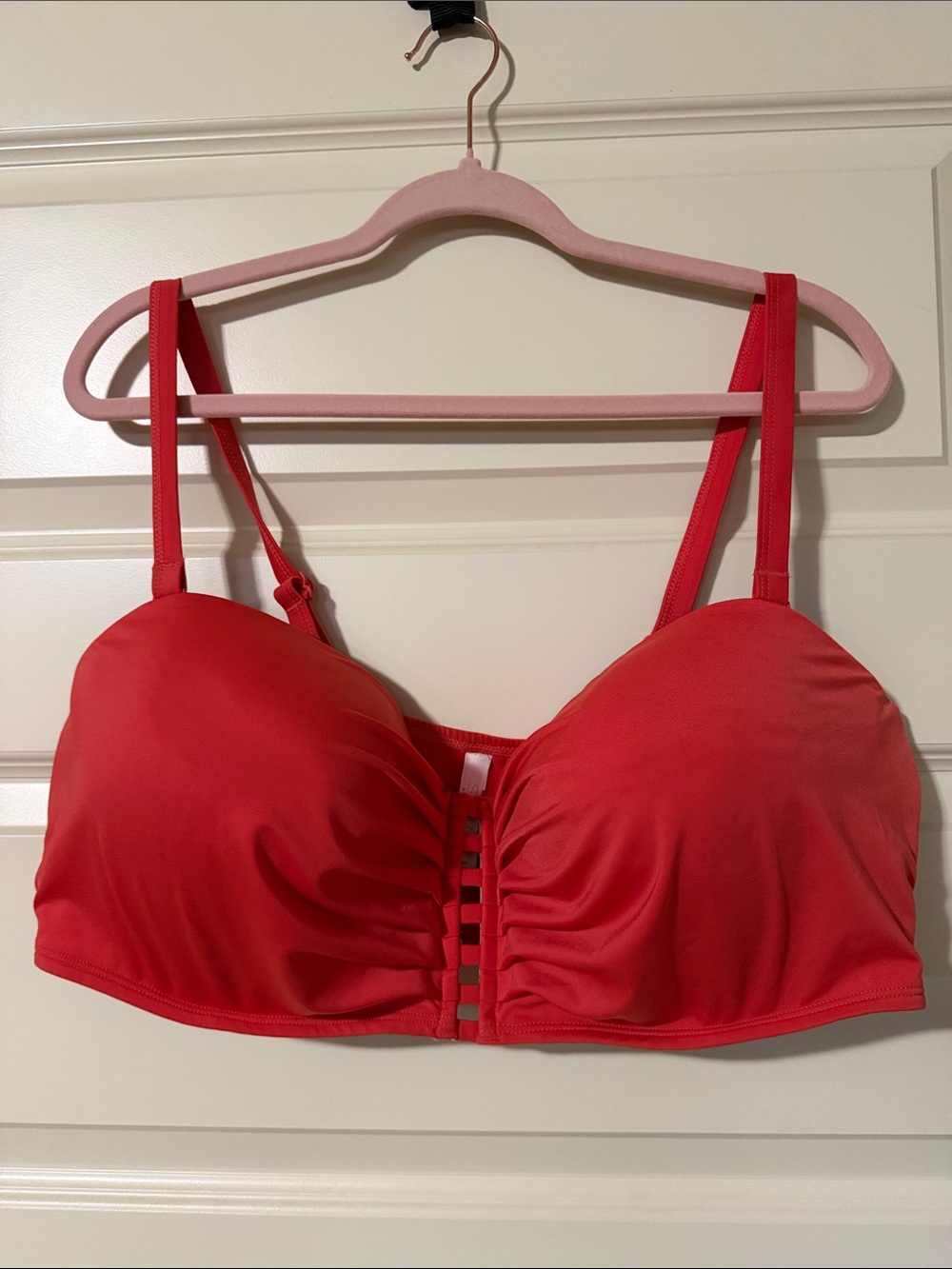 Swim by Cacique Coral Strappy Front Bikini Top